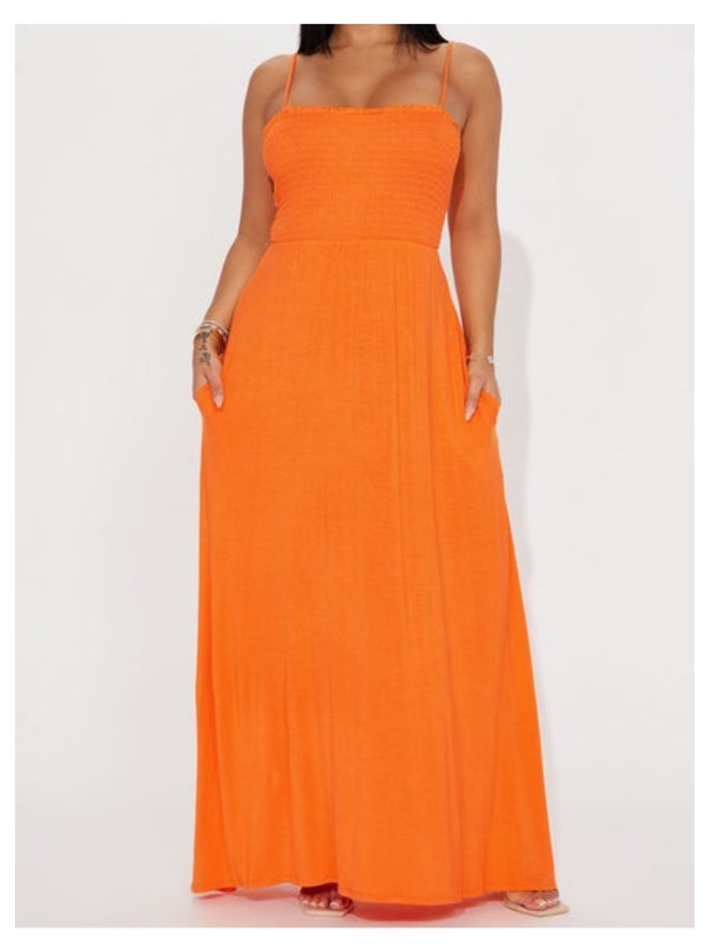 NWT CULTURE CODE Plus Twilight Serenade Empire Maxi Dress in Sunkist 2X